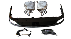 Automobile exhaust system for A8L