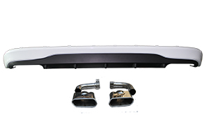 Automobile exhaust system for V40